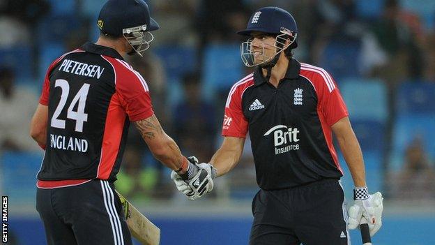 Kevin Pietersen and Alastair Cook