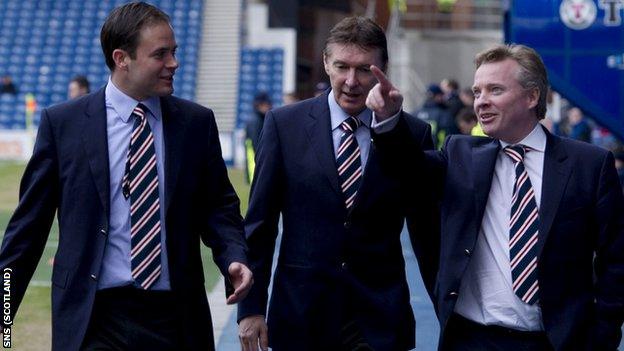 From left: Ali Russell, Gordon Smith and Craig Whyte