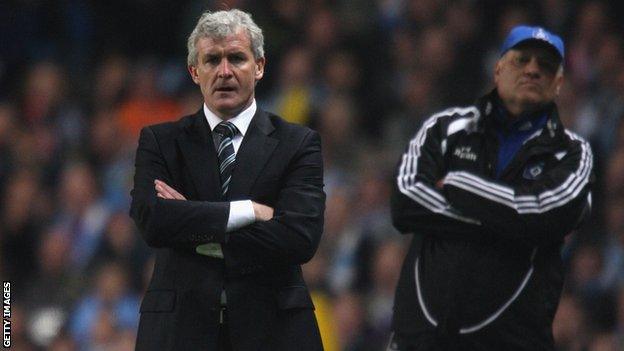 Mark Hughes and Martin Jol will face each other on Saturday