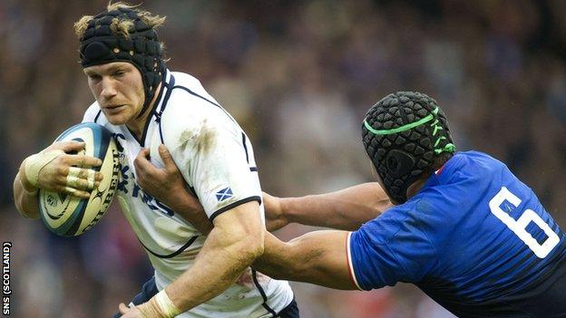 Scotland flanker Ross Rennie was man-of-the-match against France