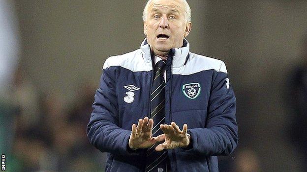 Republic of Ireland manager Giovanni Trapattoni