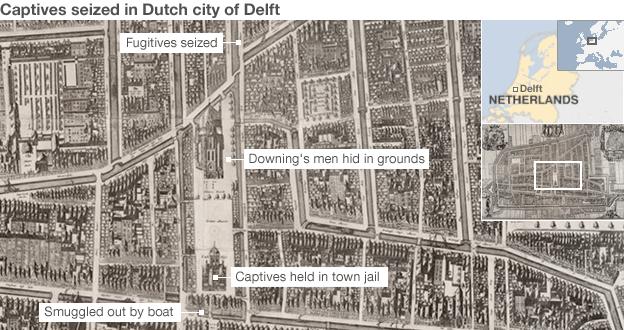 Dirck van Bleyswyck's map of Delft 1667