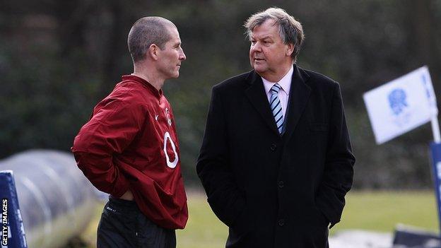 Stuart Lancaster and Ian Ritchie