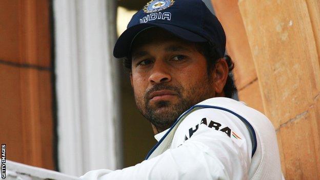 Sachin Tendulkar on the Lord's balcony in 2007