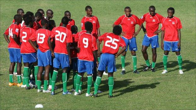 The Gambia football team