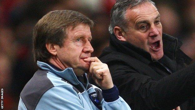 Terry Burton (left) has re-joined Dave Jones at Sheffield Wednesday