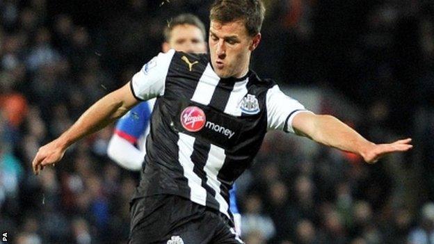 Newcastle United's Ryan Taylor