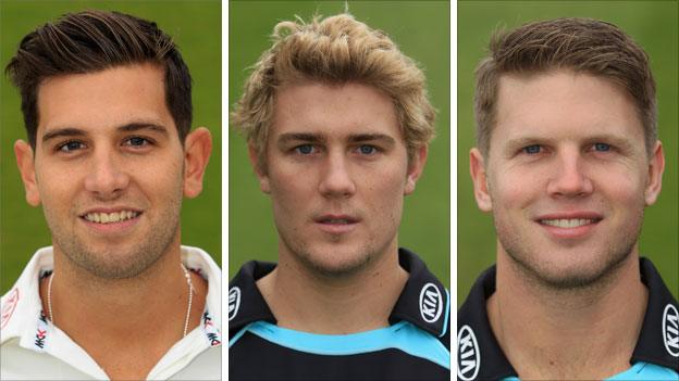 Jade Dernbach, Rory Hamilton-Brown and Stuart Meaker