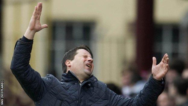 Hearts manager Paulo Sergio