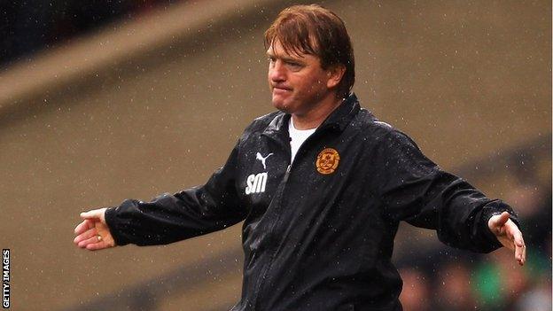 Motherwell manager Stuart McCall