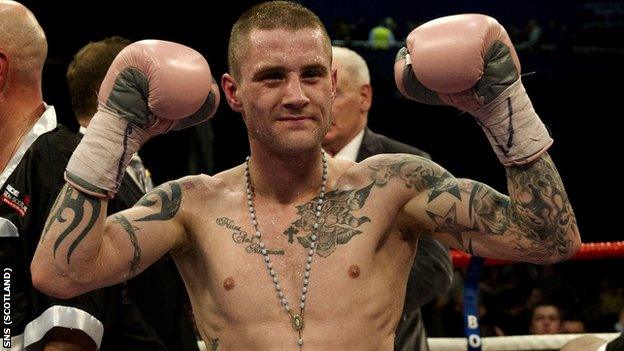 WBO world lightweight champion Ricky Burns