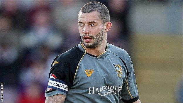 Port Vale captain Marc Richards