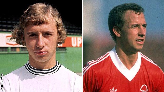 John McGovern during his time at Derby and Forest