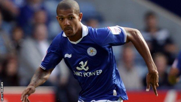 Leicester City striker Jermaine Beckford