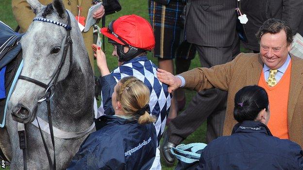 Trainer Nicky Henderson now has 44 Cheltenham Festival wins