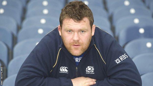 Scotland prop Allan Jacobsen