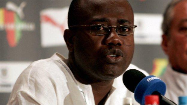 Ghana FA chairman Kwesi Nyantakyi