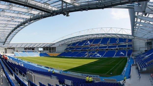 Brighton & Hove Albion's Amex Stadium