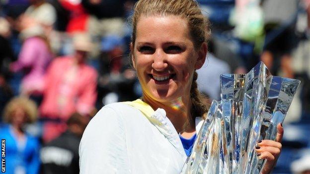 Victoria Azarenka wins the Indian Wells title