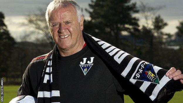 New Dunfermline manager Jim Jefferies