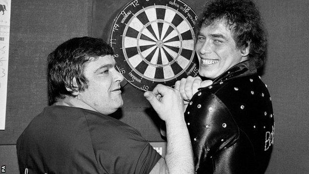 Jocky Wilson and Bobby George