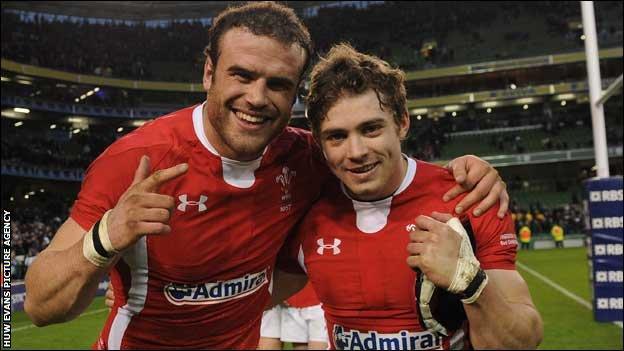 Jamie Roberts and Leigh Halfpenny