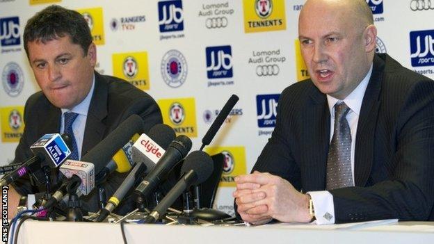 Administrators David Whitehouse and Paul Clark are poised to vote with Celtic