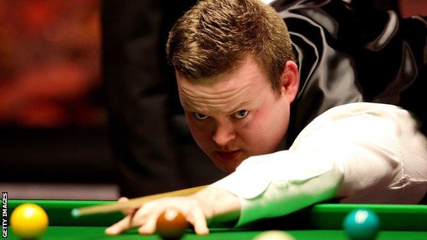 Snooker player Shaun Murphy