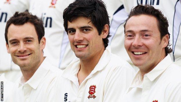 James Foster, Alastair Cook and Graham Napier