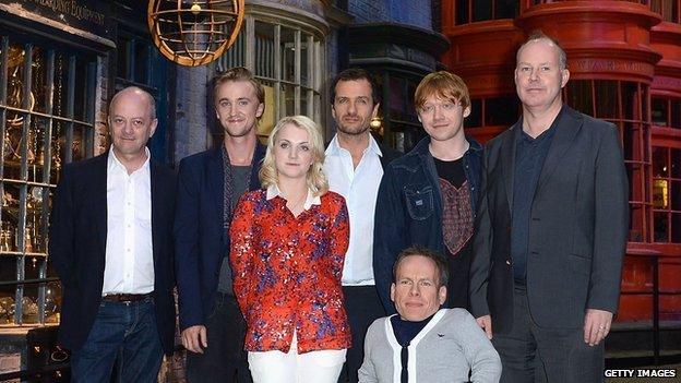 Harry Potter stars visit new studio tour