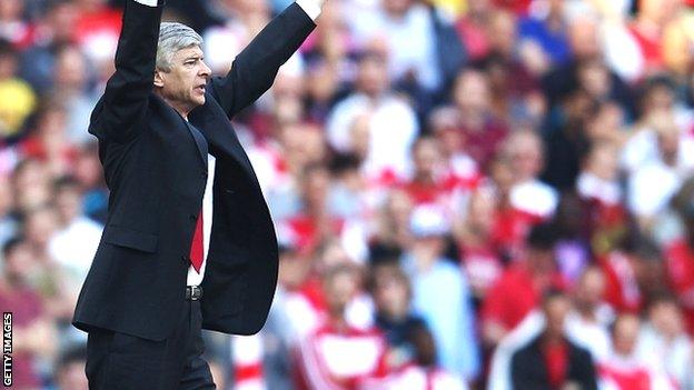 Arsenal manager Arsene Wenger