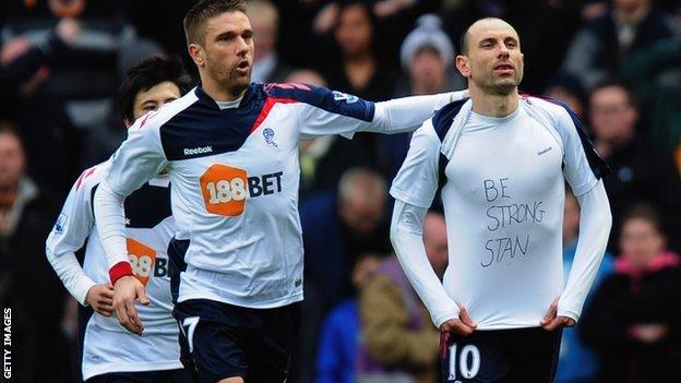 Martin Petrov reveals a message to friend Stiliyan Petrov after scoring against Wolves