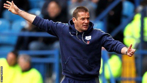 Preston manager Graham Westley