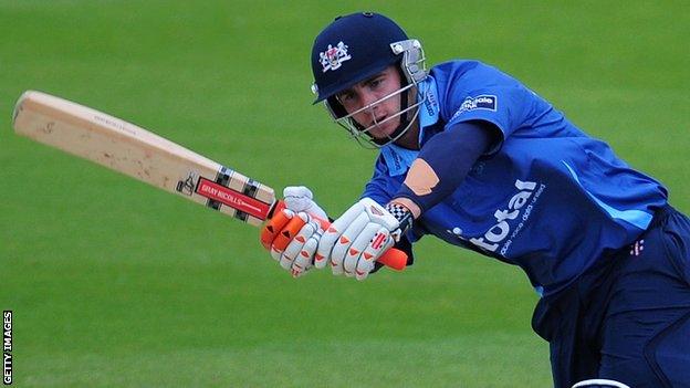 Kane Williamson during his previous spell with Gloucestershire