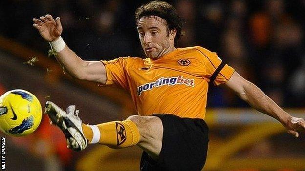 Wolves midfielder Stephen Hunt