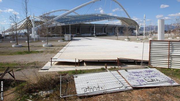 Olympic Stadium in Athens