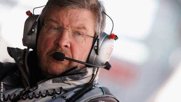 Mercedes boss Ross Brawn