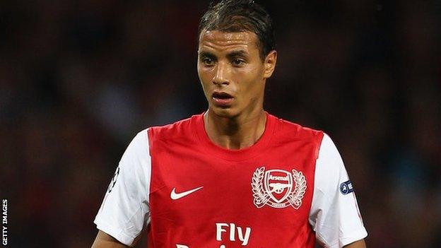 Arsenal's Moroccan forward Marouane Chamakh