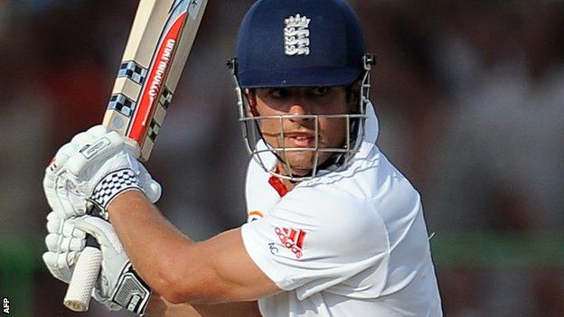 England batsman Alastair Cook