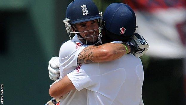 Kevin Pietersen and Alastair Cook