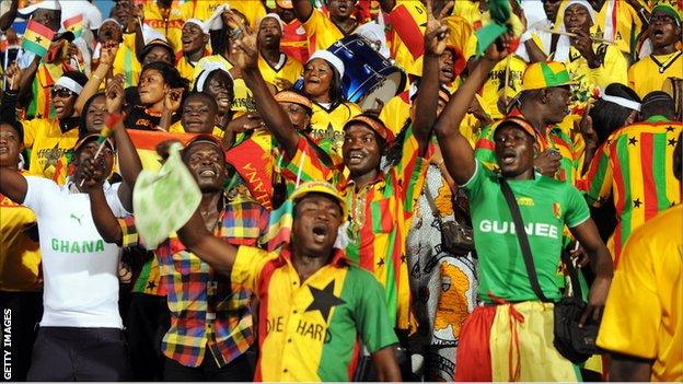 Ghana fans