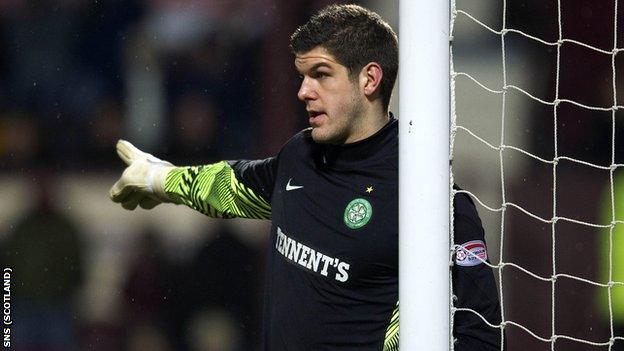 Goalkeeper Fraser Forster has been on loan at Celtic for two seasons