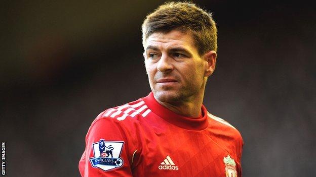 Liverpool captain Steven Gerrard