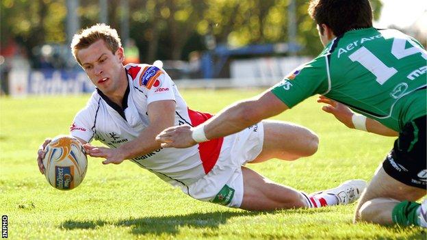 Paul Marshall sustained the injury when scoring his first-half try in Galway