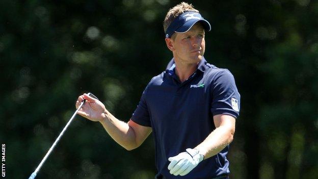 Luke Donald at the RBC Heritage in South Carolina