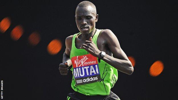 2011 London Marathon winner Emmanuel Mutai