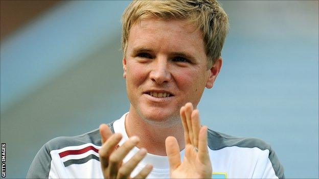 Burnley manager Eddie Howe