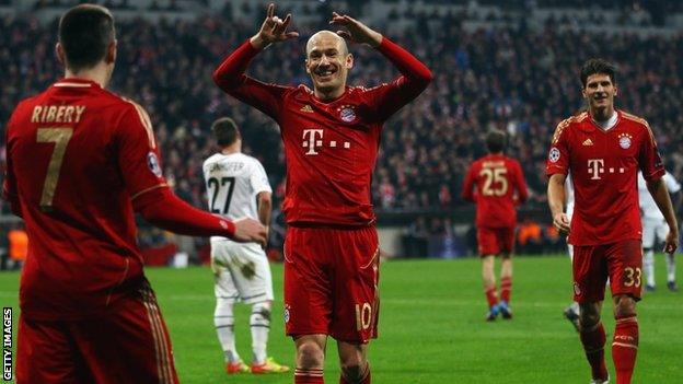 Bayern celebrate