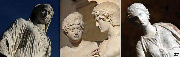 Roman statues