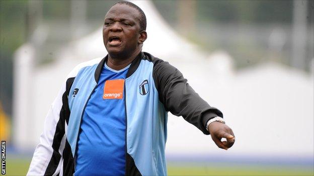 Botswana coach Stanley Tshosane